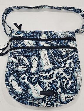 Vera Bradley Tio Zip CrossBody Bag " Shore Enough"